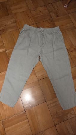 Damen Sommer Hose 100% Leinen H&M XL