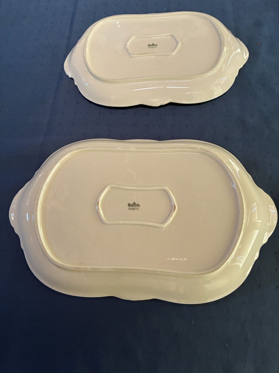 Rosenthal Piatti di portata: Rosenthal 2 ovale Servierplatten  – Usato da Dornach venduto da Rosengarten 3