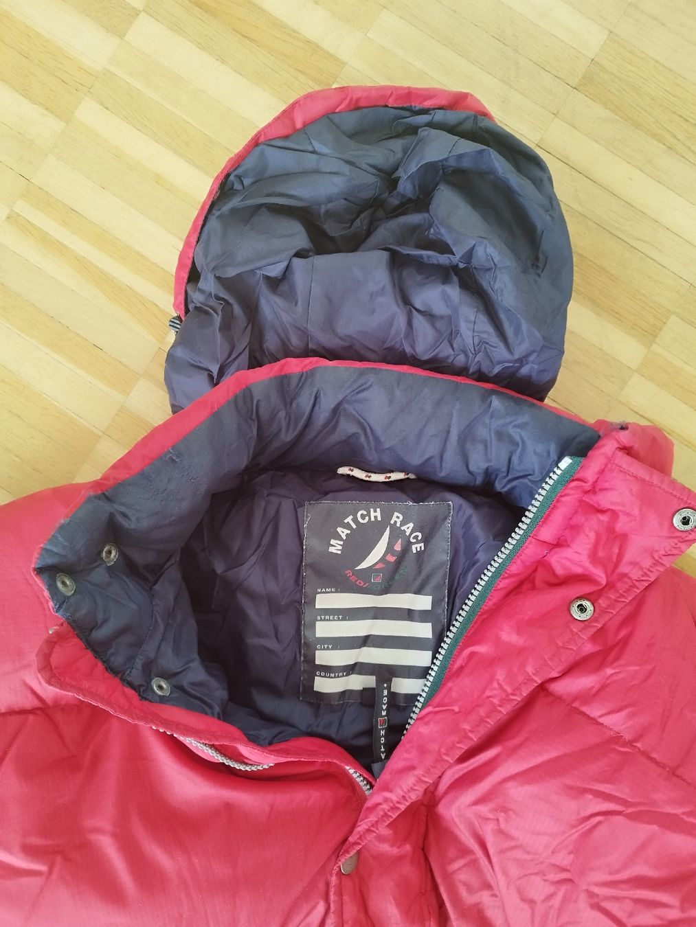 Giacche: Red/Green - Match Race, Pure Down Jacket – Usato da Zürich venduto da jak_79sc 2
