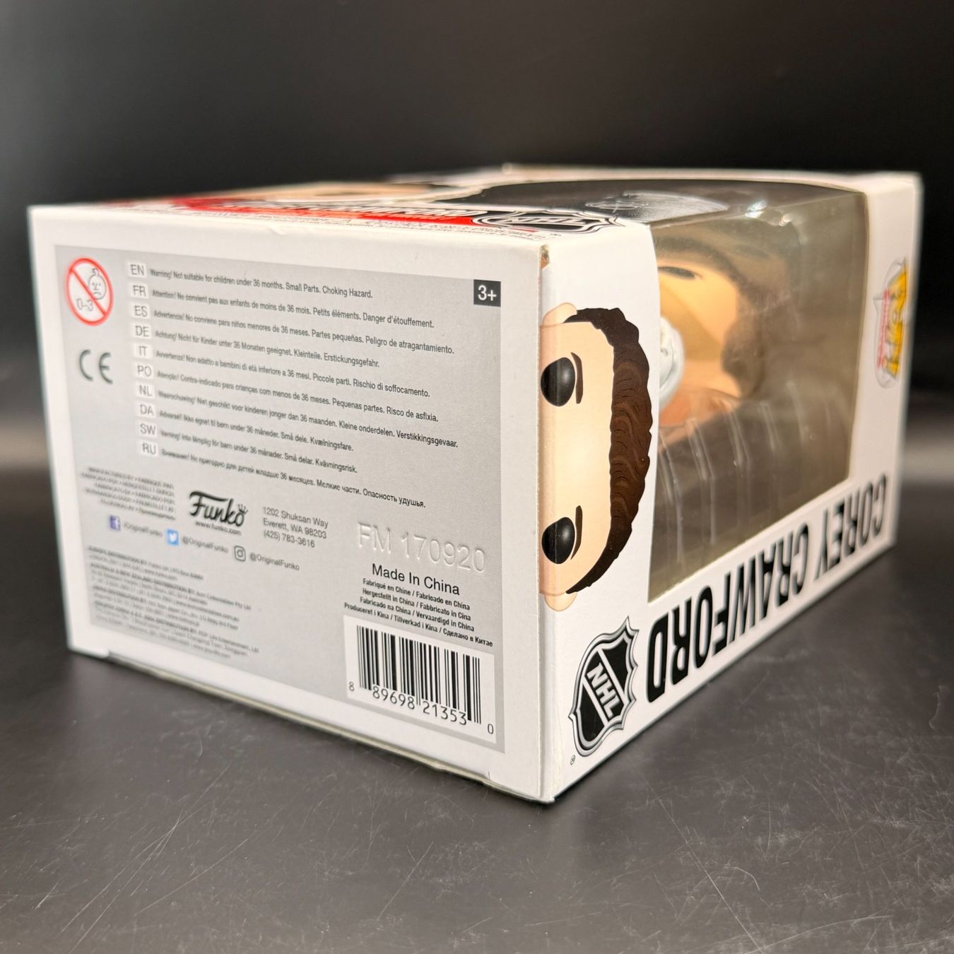 Funko Statuette: Funko Pop! NHL Corey Crawford 17 – Usato da Düdingen venduto da Nerdworld 3