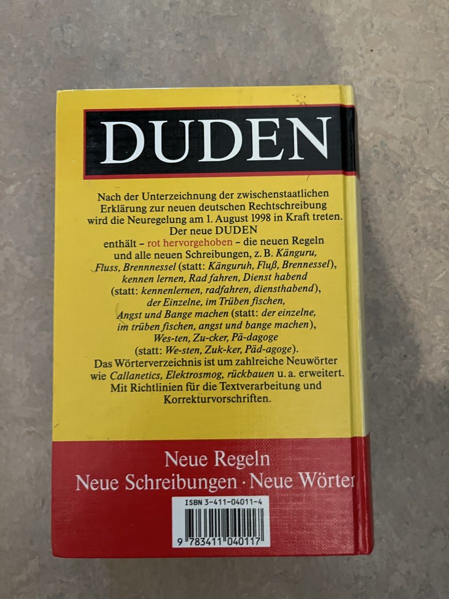 Livres: Duden Rechtschreibung – D'occasion à Winterthur par rat_cz9v 1
