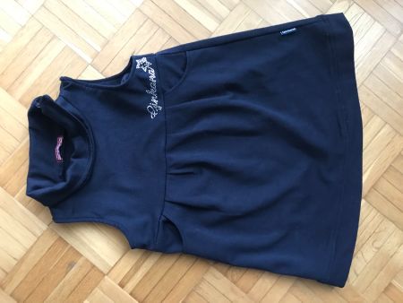Kleid von Ginkana Grösse 104 dunkelblau - Porto 3.40