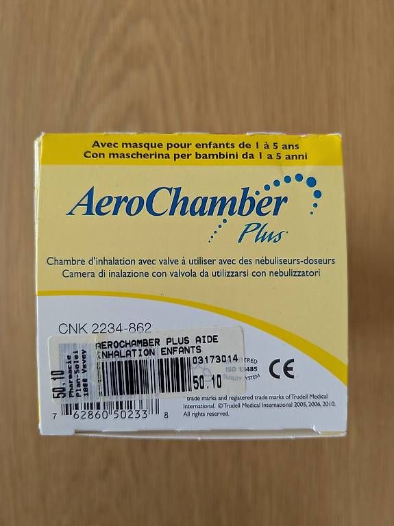 Modellini di ferrovie: Glaxo Aerochamber Plus  – Usato da Vevey venduto da Pigeon 1