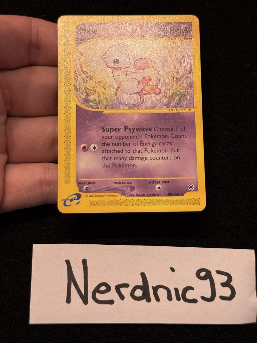 Pokémon Carte collezionabili: Pokémon Mew 55/165 Expedition Base Set Regular Rare – Nuovo (secondo la descrizione) da Glattpark(Opfikon) venduto da Nerdnic93 1