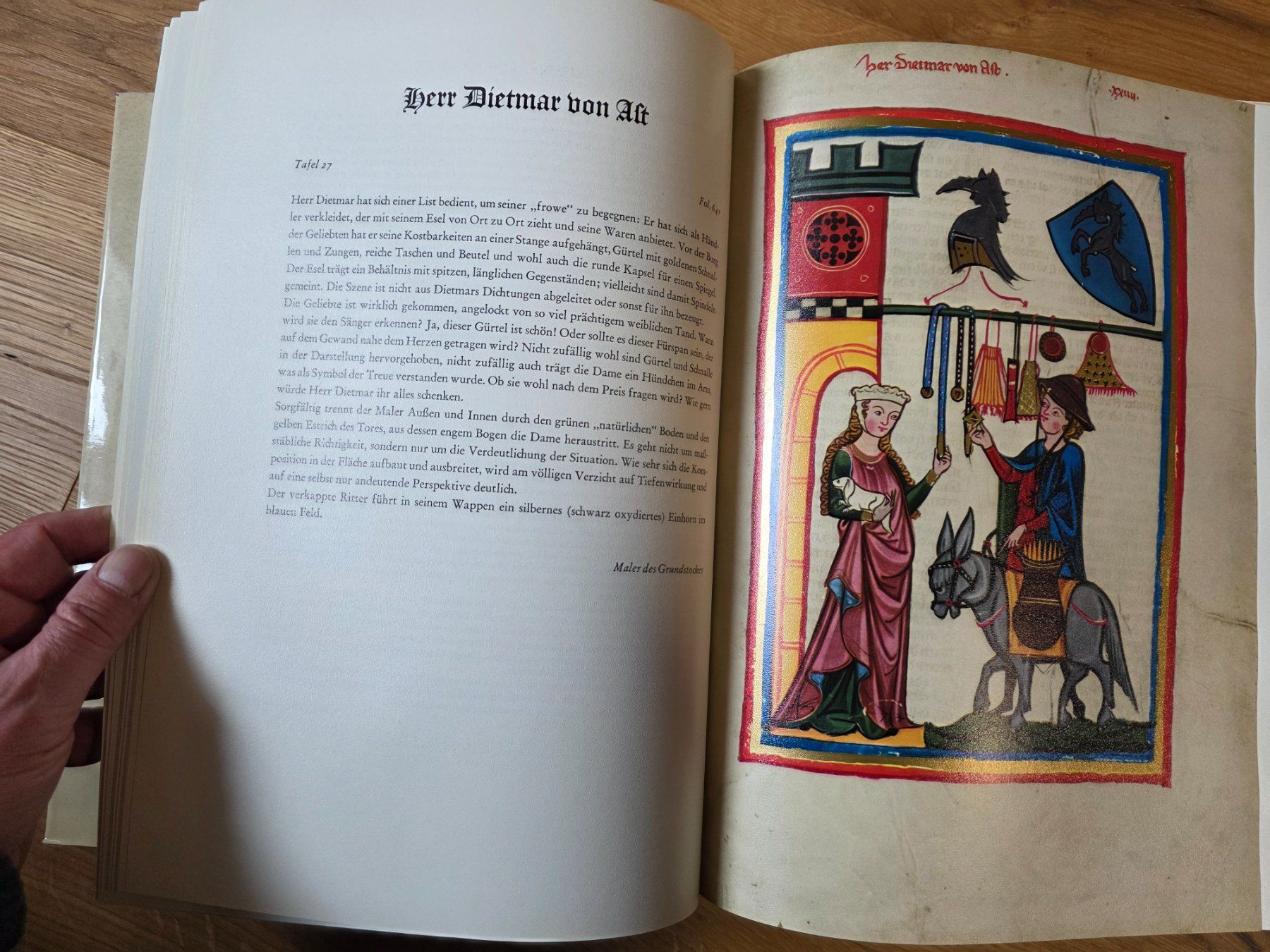 Libri: Miniaturen der Manesse Liederhandschrift - 1981 – Usato da Walterswil BE venduto da Lonitti 8