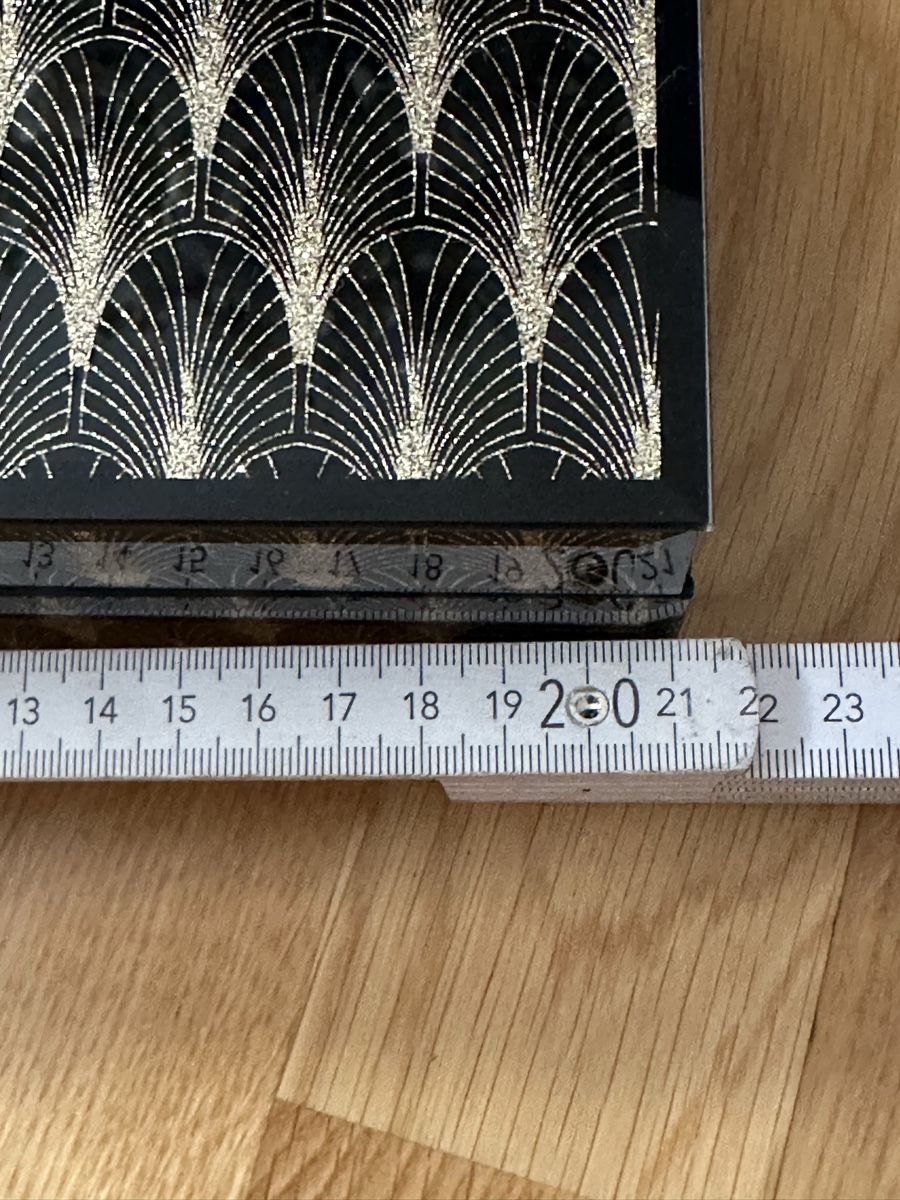Portagioie: Schmuck Schatulle mit Glitzernden Optik – Nuovo (secondo la descrizione) da Basel venduto da Ivana_4 5