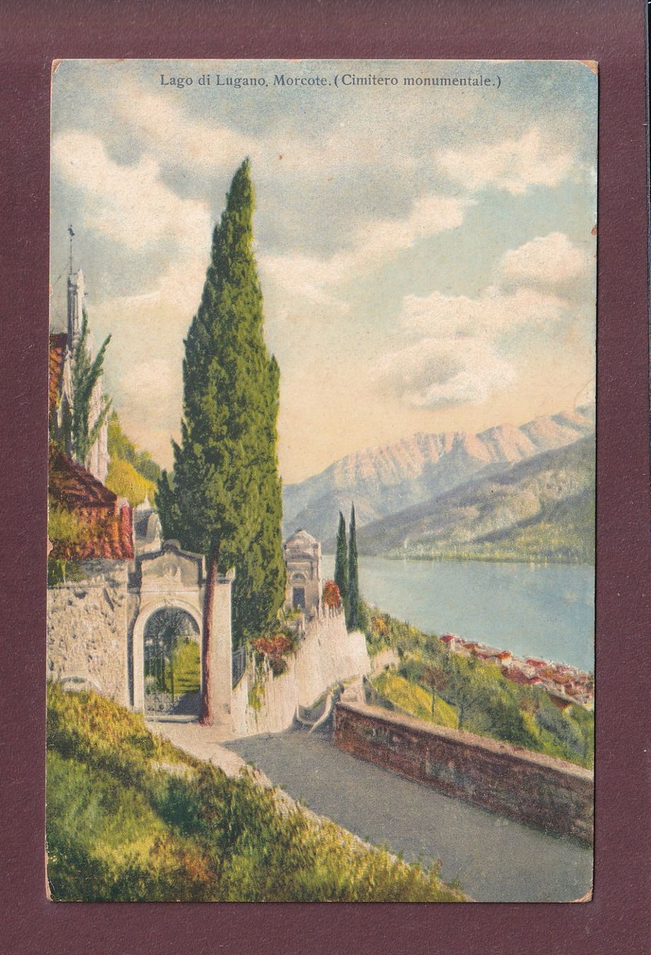 Cartes postales: MORCOTE - Cimitero monumentale – D'occasion à Pully par nicecards