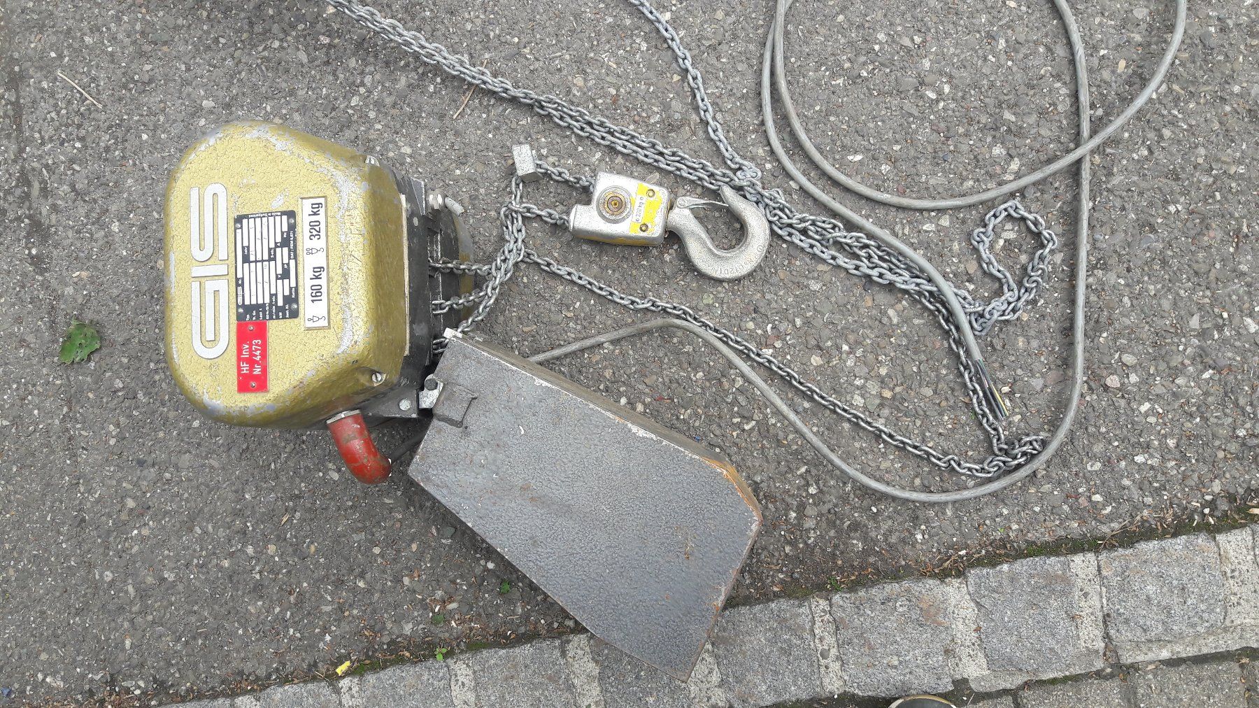 Paranco multiuso: GIS  320 kg 400 V – Usato da Laufen venduto da Mann455 1