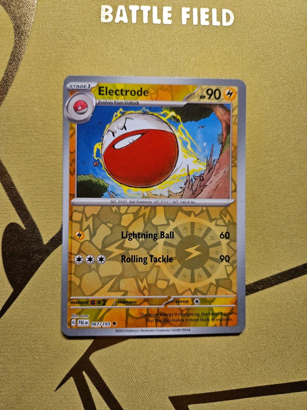 Pokémon Carte collezionabili: Paldea Evolved - Electrode‪ – Usato da Bellinzona venduto da Pokemarco