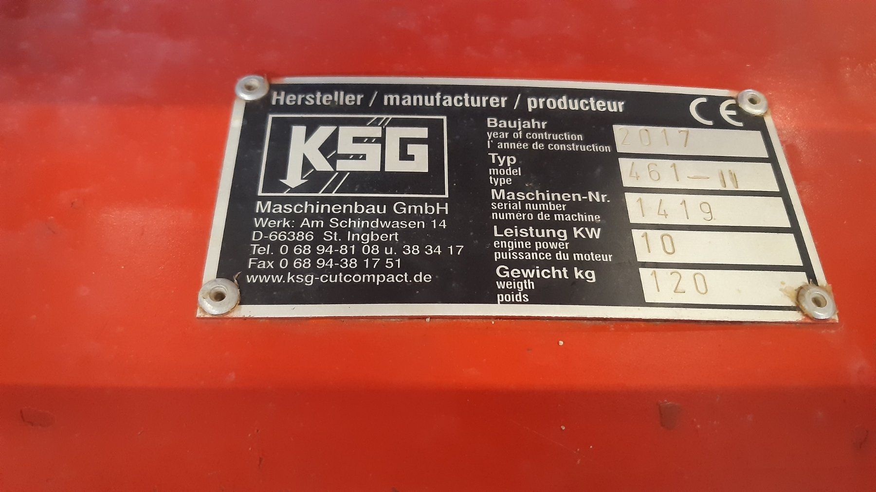 Alle Maschinen: KSG 461-II Fugenschneider – Gebraucht aus Lyss von Probst-Maveg 2