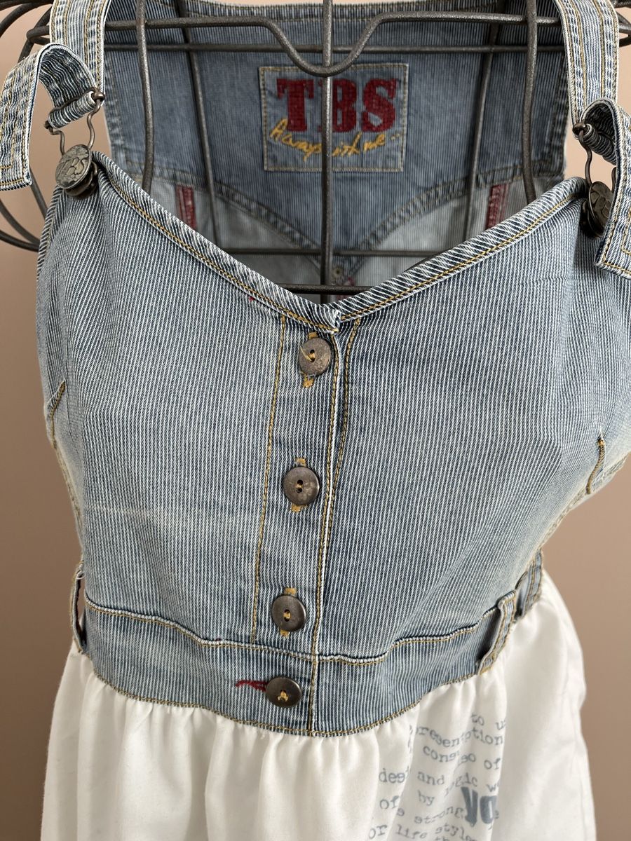 Vestiti: Robe jeans et blanche TBS – Nuovo (secondo la descrizione) da St. Prex venduto da Nikolletta 1