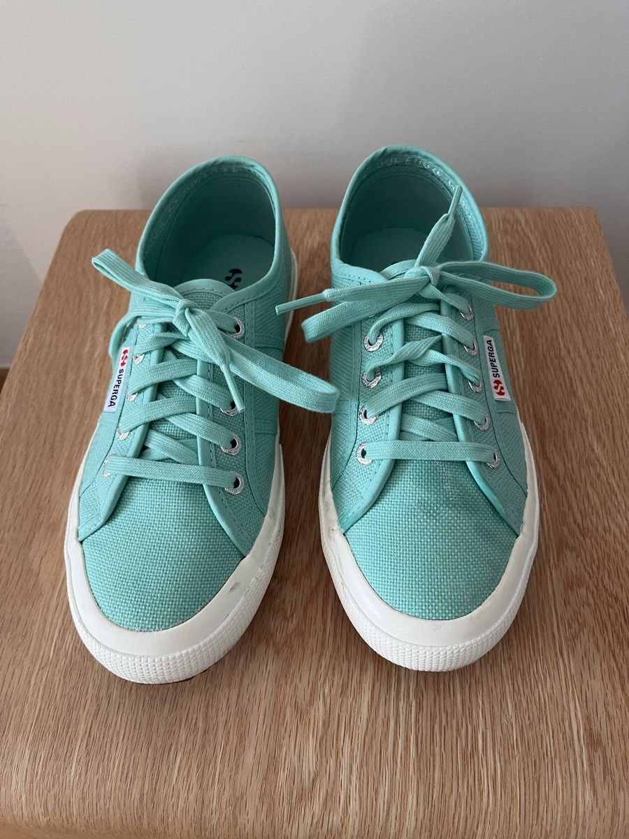 Superga Scarpe da donna: Baskets Superga - pointure 38 - Tiffany Blue – Usato da Lausanne venduto da Cupcake.vanille