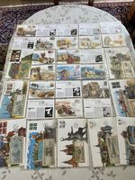 Sammlung 100 Stück Münz-Briefe und Notenbriefe aus aller Wel