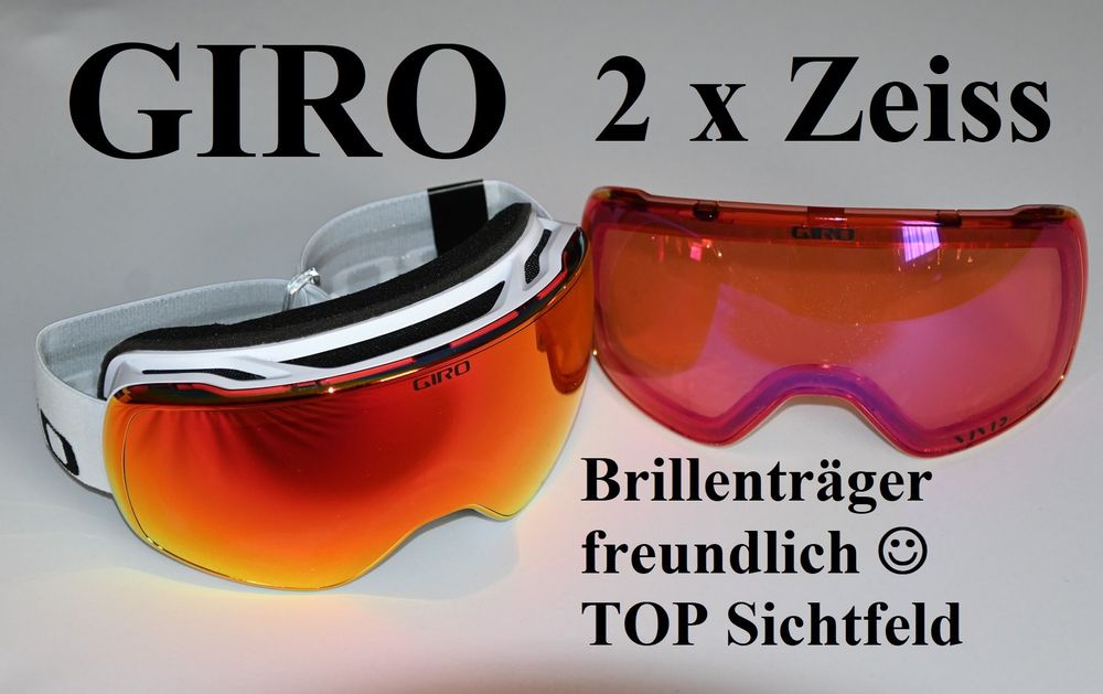 Giro Semi Sonnenbrille Unisex – 1er Pack, Mit 2 Scheiben (klar & Getönt), EXV-Rahmen, Helmkompatibel, OTG
