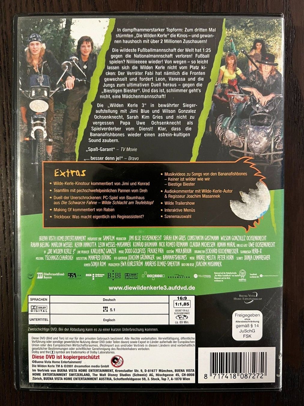 Tutti i DVDs: Die wilden Kerle 3 – Usato da Zürich venduto da FilmFreunde 1