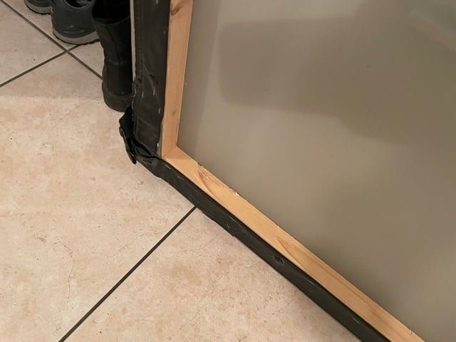 Heimkino: Leinwand Rückprojektion 160x120 – Gebraucht aus Mellingen von Browser67 2
