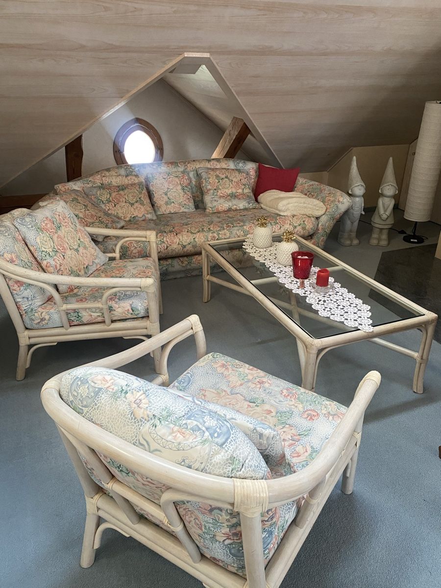 Divani: Rattansofa-Set im Landhausstil – Usato da Wil SG venduto da nat_g5tn