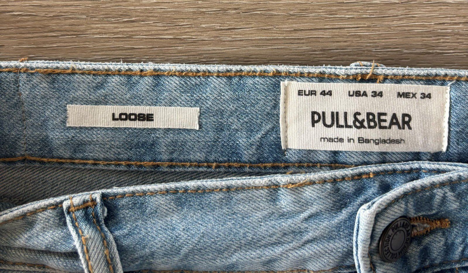 Pull&Bear Hosen: Pull & Bear Loose Jorts hellblau – Grösse 44 – Gebraucht aus Schnottwil von lo2426 1