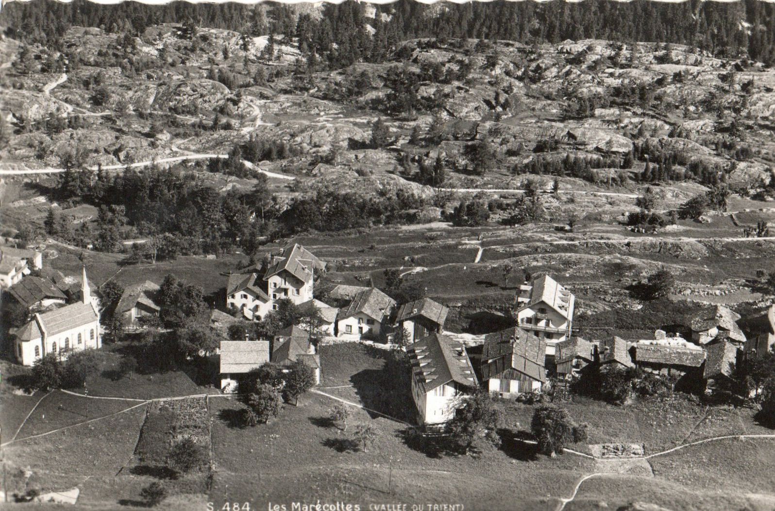 Cartoline postali: Les Marécottes – Usato da Melano venduto da pisonsdro