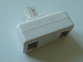 Telefonverzweigung Adapter von einmal  T+T87  auf  2x T+T87