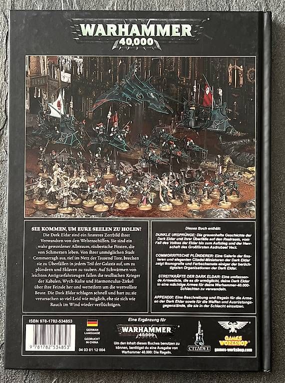 Bücher: Warhammer 40'000 CODEX - Dark Eldar – Gebraucht aus Gränichen von Kretiundpleti 2