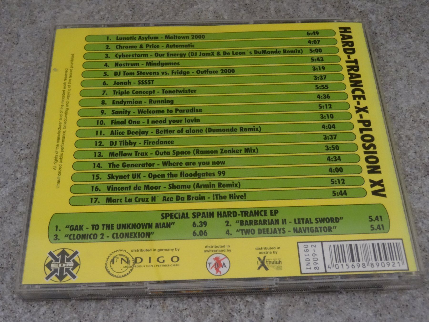 CD: Hard Trance X-Plosion XV - Seltene CD Compilation CD – Usato da Olten venduto da Disc-Ausverkauf 1