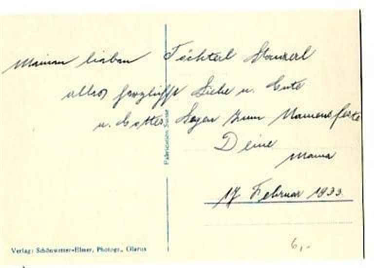 Cartes postales: Glarus – D'occasion à Ottikon b.Kemptth. par Neptun1974 1