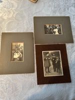 3 Fotos in Passepartout ca 17x13cm
