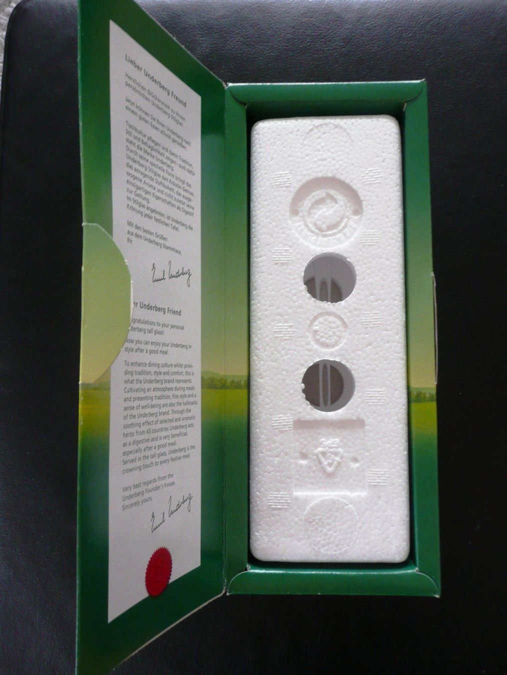 Gläser: UNDERBERG Stilglas. Originalverpackt! – Neu und originalverpackt aus Zürich von zuerich00 4