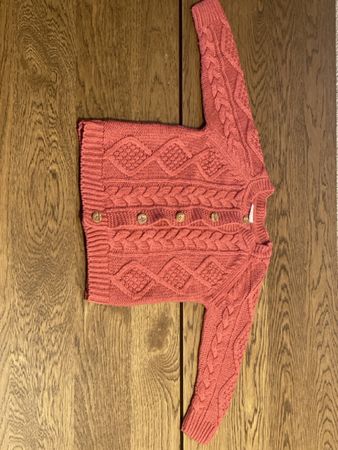 Kinder Strickjacke rosa Grösse 86 guter Zustand