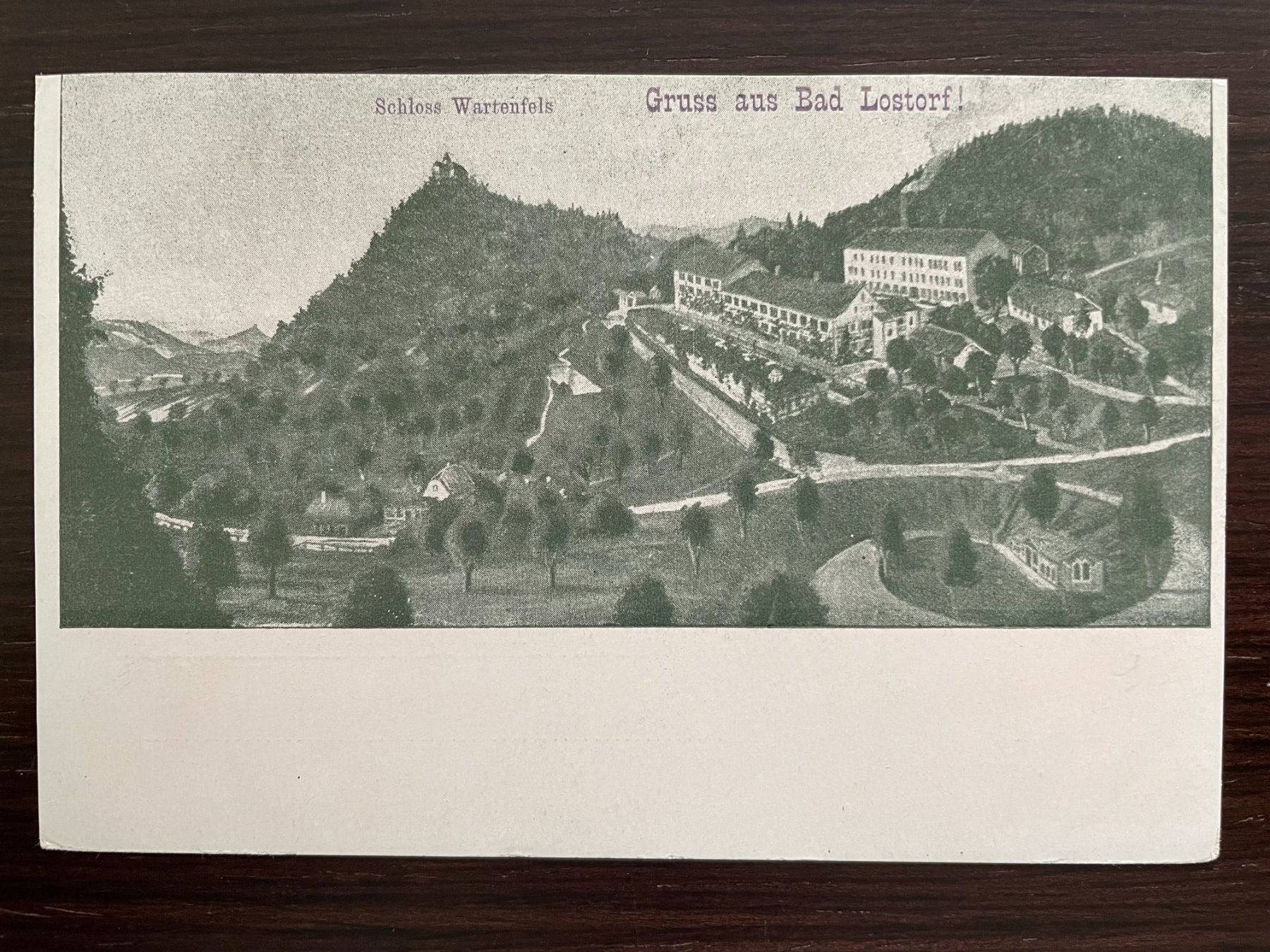 Cartoline postali: BAD LOSTORF bei Olten, Schloss Wartenfels, 3 Ansichtskarten – Usato da Wald ZH venduto da TLILEF 3