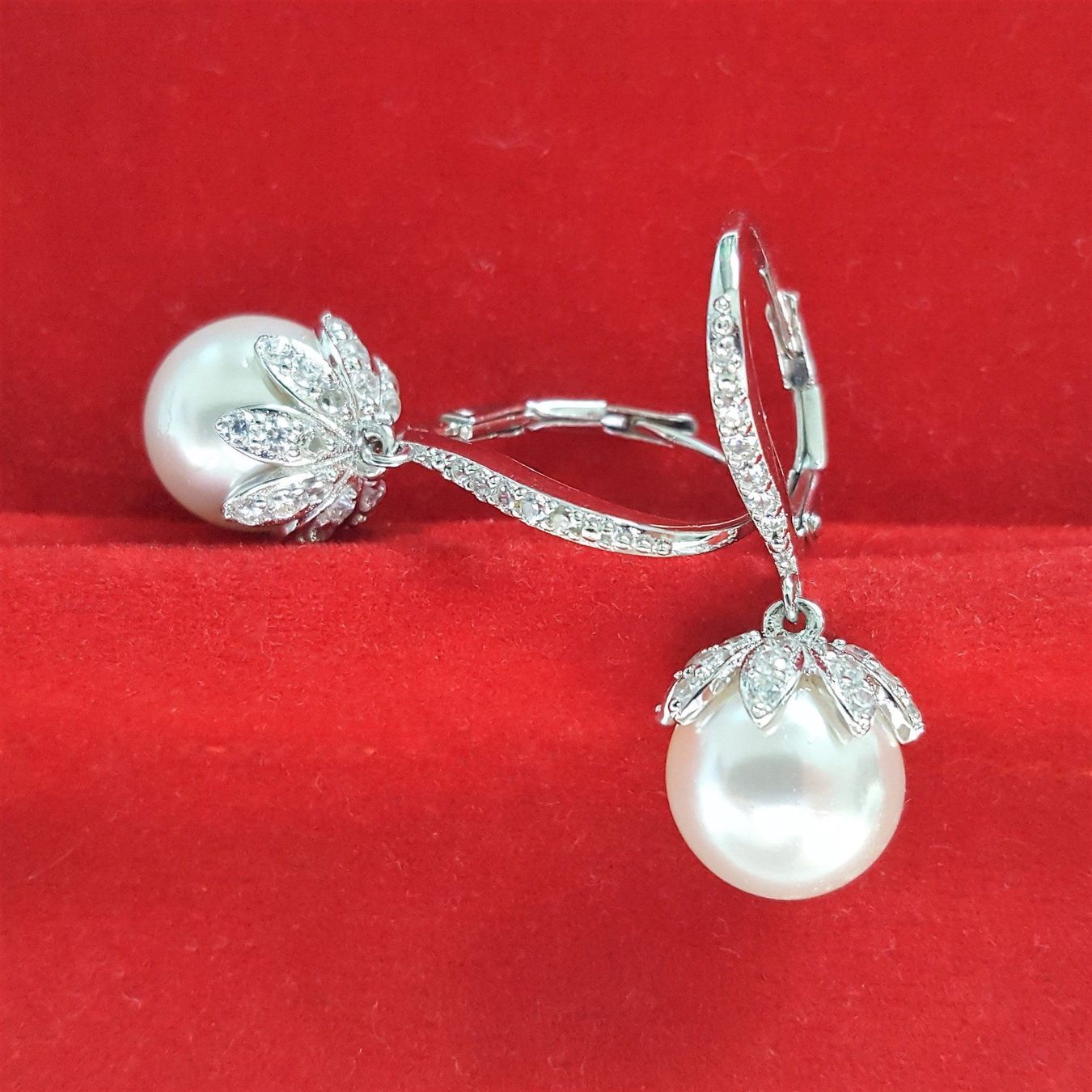 Orecchini pendenti & Orecchini a lobo: Montalin 925 Silber Ohrringe echte Muschelkernperlen – Nuovo e nell'imballaggio originale da Zürich venduto da Montalin2 6