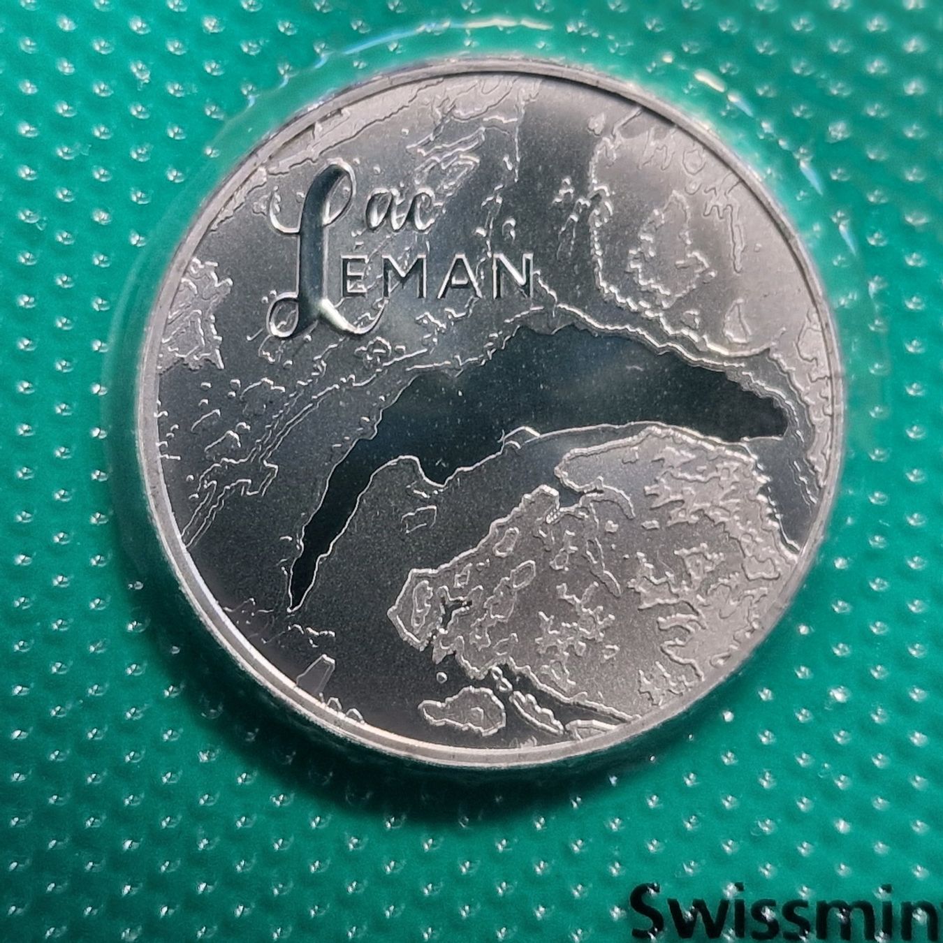 Tutti le monete: CHF 20.- Swissmint 2026, Lac Léman – Nuovo e nell'imballaggio originale da Bouveret venduto da psv01