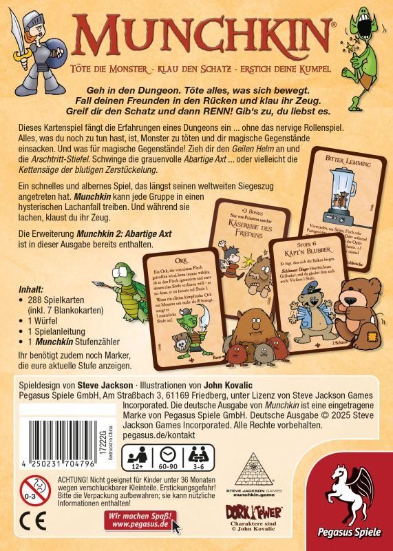 Pegasus Spiele Giochi: Munchkin 1+2 – Usato da Aarau venduto da y.wernli 1