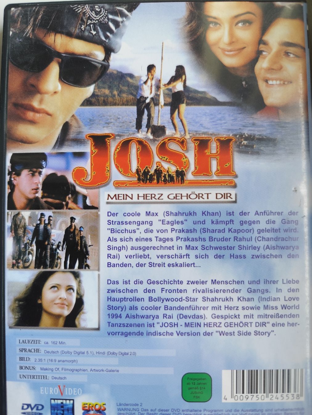 Tutti i DVDs: Josh- Mein Herz gehört dir – Usato da Basel venduto da Alacant 1