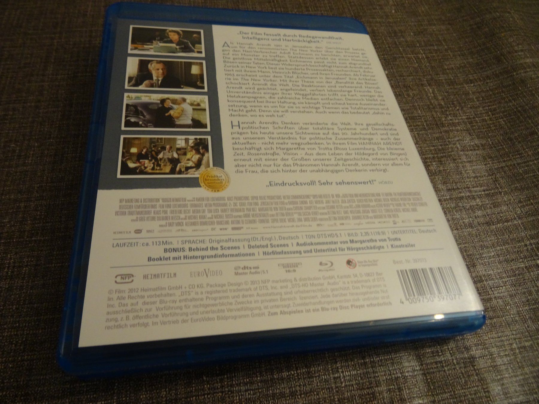 Alle DVDs: Hannah Arendt Blu-ray – Gebraucht aus Olten von Disc-Verkauf 2