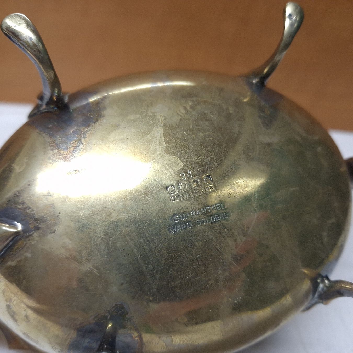 Teekannen: Antike Teekanne, Hard Soldered, England – Gebraucht aus Winterthur von Goldpipau 9