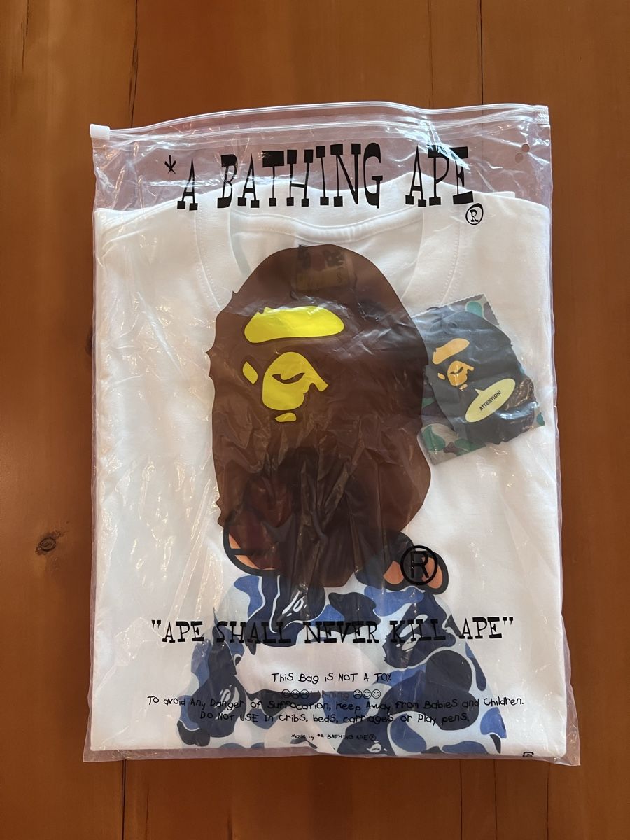 Bape T-shirt: A BATHING APR — T-SHIRT – Nuovo (secondo la descrizione) da Au ZH venduto da erik.en 3