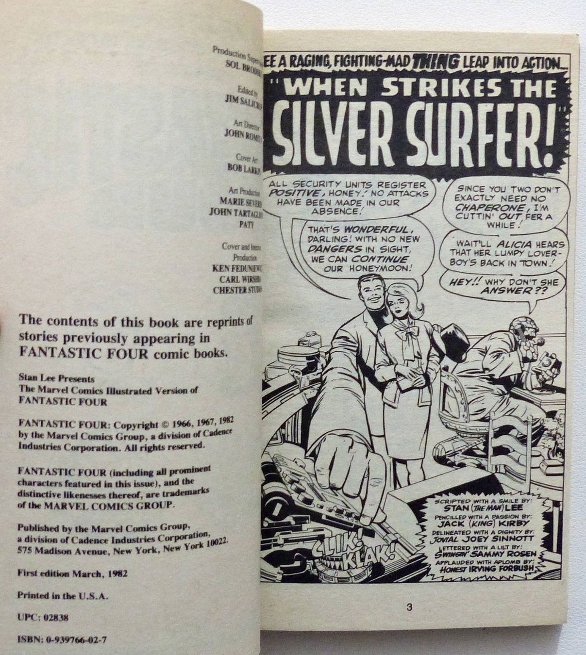Fumetti: FANTASTIC FOUR STAN LEE PRESENT MARVEL DIGEST 1ST PRINT 1982 – Usato da Lugano venduto da YouWantUS 5