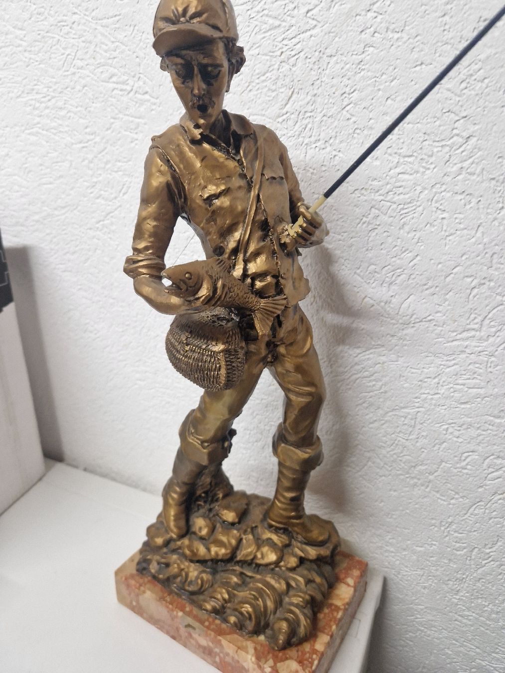 Skulpturen & Statuen: Statue pêcheur vintage en bronze – Gebraucht aus Moutier von ste_z7jz