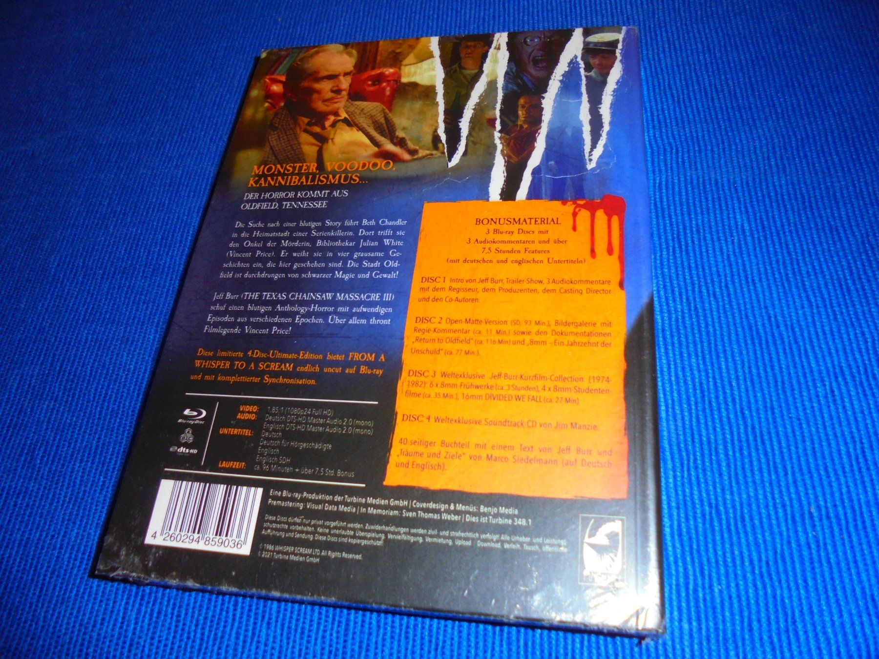 Tutti i DVDs: Mediabook From a Whisper to a Scream /3 DISC – Nuovo e nell'imballaggio originale da Wattenwil venduto da Firebird1 1