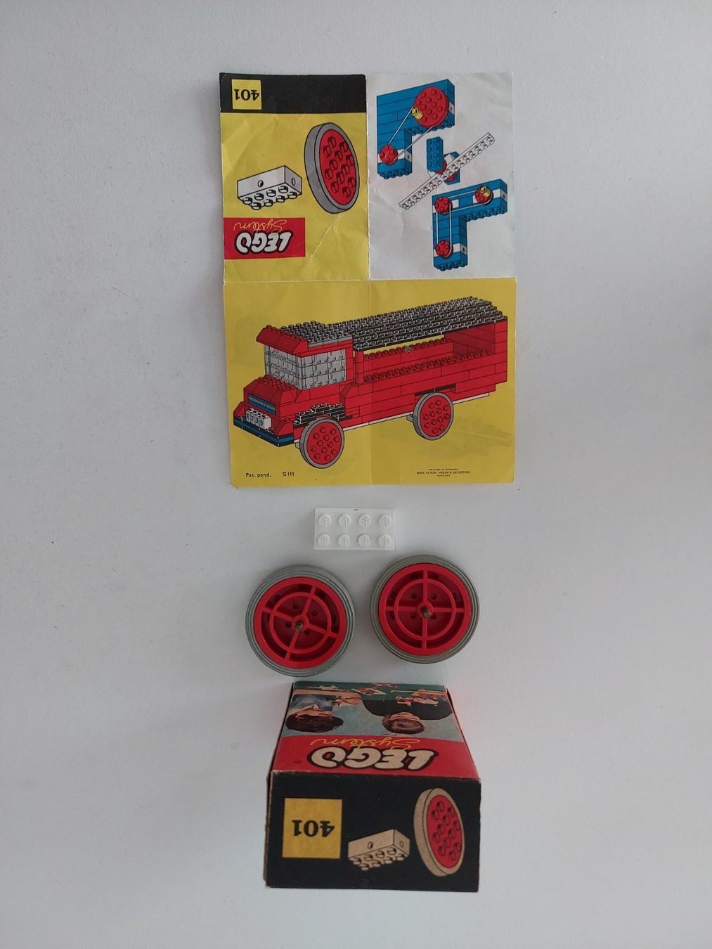 Lego Kit di costruzioni: LEGO System 401 Räder  Vintage – Usato da Schenkon venduto da TG10 4