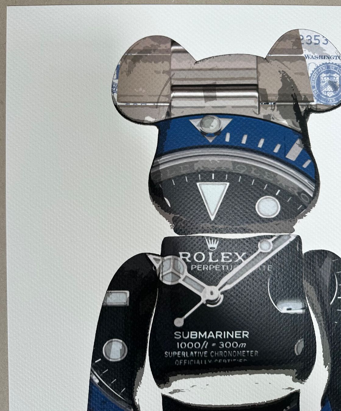 Grafica & Litografie: Death: Rolex Bearbrick, POP Art, signiert – Nuovo (secondo la descrizione) da Meilen venduto da Smgdesign 3