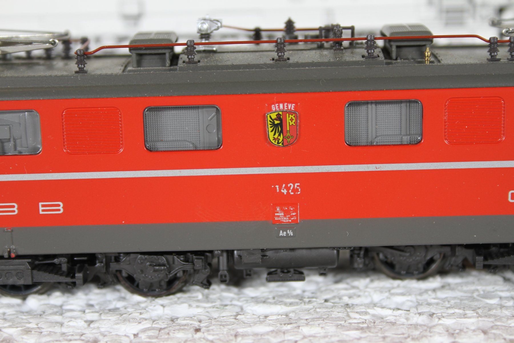 Märklin Modelleisenbahnen: Märklin 3336 SBB  Ae 6/6 Genf analog – Gebraucht aus Triesen von gleis8 4