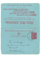 New Zealand Letter Card - o Kamo 1928 - PP Werbung ?