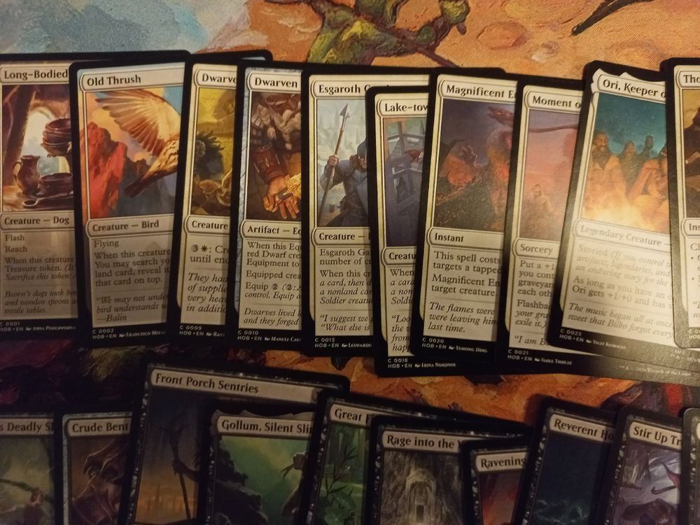 Magic The Gathering Carte collezionabili: MTG The Hobbit Full Set Commons + special lands – Usato da Monteggio venduto da Ta-Da 1