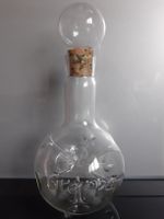 Schöne Kleine Glas/Kristall   Flasche Grappa.