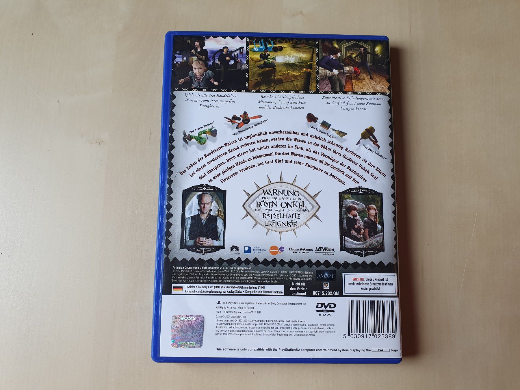 Sony Giochi: Lemony Snicket Rätselhafte Ereignisse – Usato da Stansstad venduto da collectorsshop 1