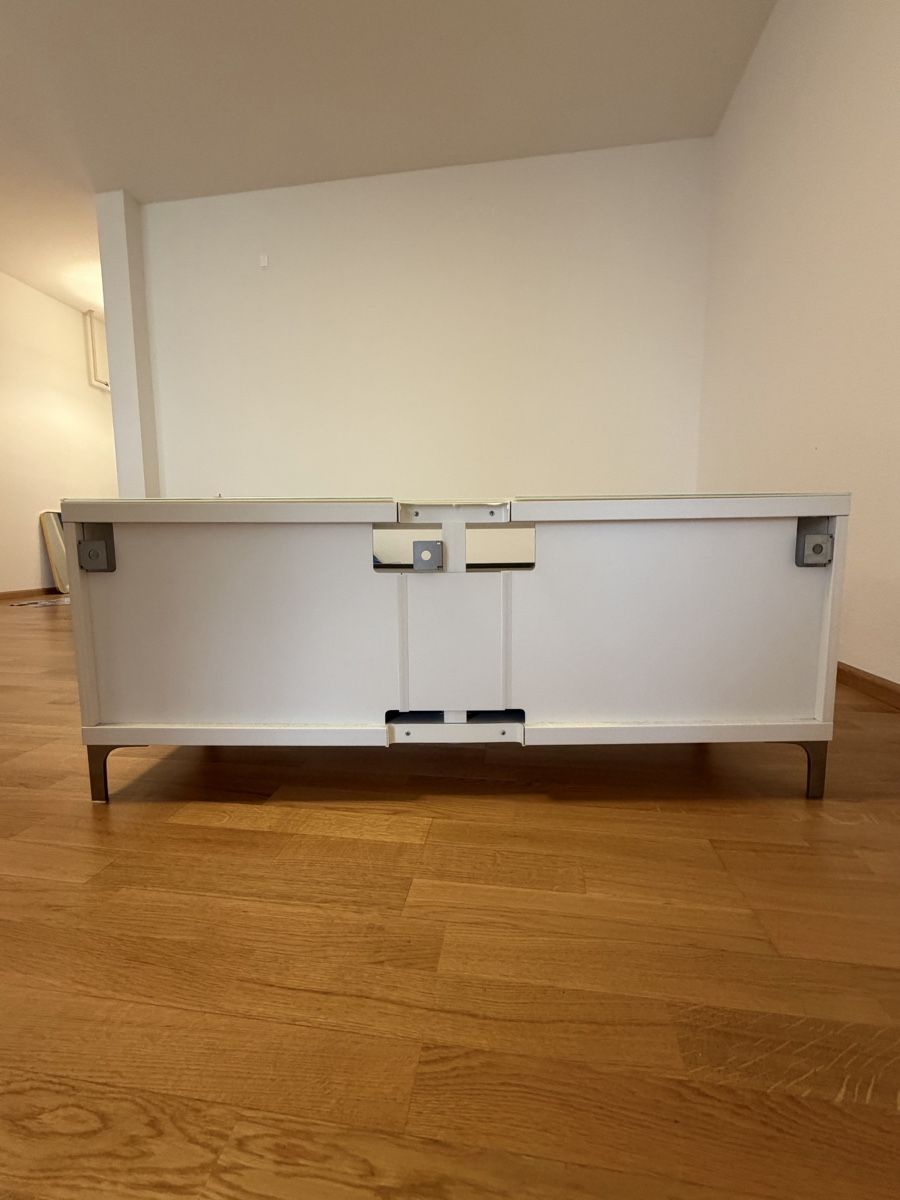 Meubles TV: Fernsehtisch / TV - Möbel weiss/grau – D'occasion à Basel par maipengye 3