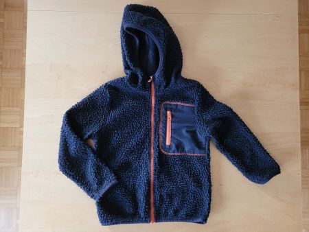 Faserpelz Fleece Jacke Lupilu dunkelblau Grösse 110 / 116
